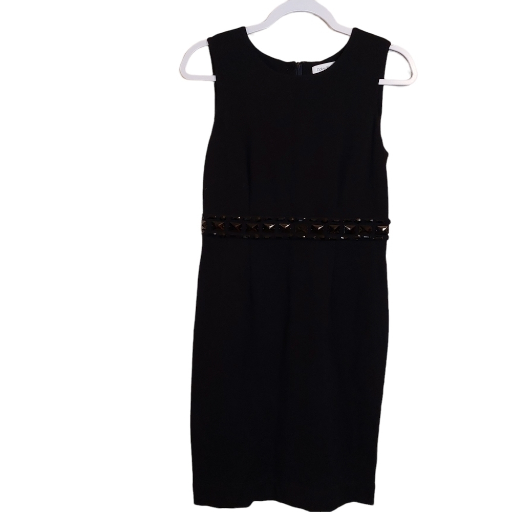 𝅺CALVIN KLEIN LADIES SLEEVELESS COCKTAIL DRESS- 4